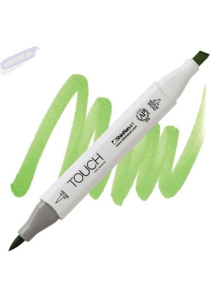 Touch Twın Brush Pen : Çift Taraflı Marker : GY234 Leaf Green