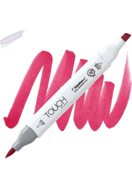 Touch Twın Brush Pen : Çift Taraflı Marker : WR10 Deep Red