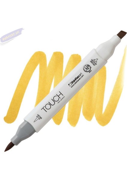 Touch Twın Brush Pen : Çift Taraflı Marker : YR32 Deep Yellow