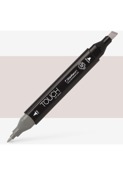 Touch Twin Marker Pen : Çift Uçlu Marker Kalemi : Warm Grey : Wg1