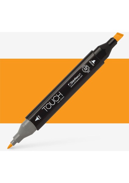 Touch Twin Marker Pen : Çift Uçlu Marker Kalemi : Marıgold : YR24