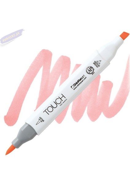 Touch Twın Brush Pen : Çift Taraflı Marker : LO140 Light Orange