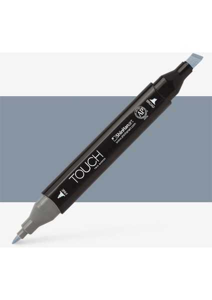 Touch Twin Marker Pen : Çift Uçlu Marker Kalemi : Blue Grey : Bg5