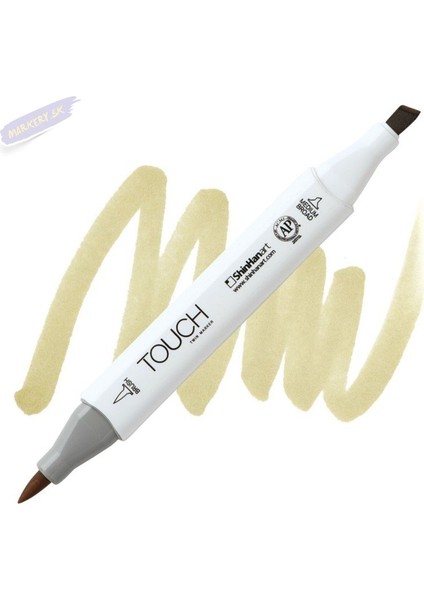 Touch Twın Brush Pen : Çift Taraflı Marker : Y223 Straw Yellow