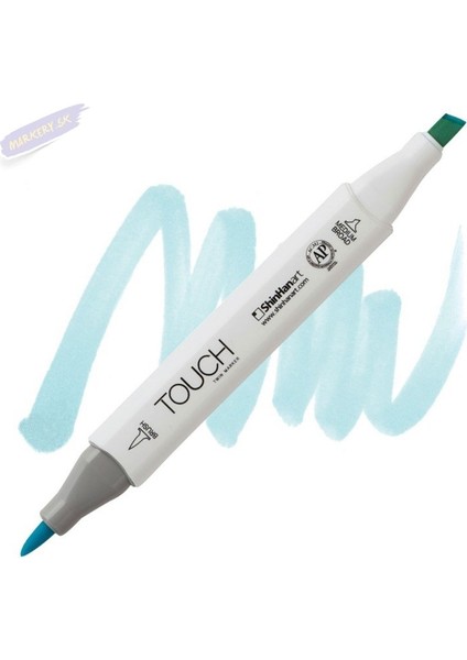 Touch Twın Brush Pen : Çift Taraflı Marker : MB143 Mint Blue