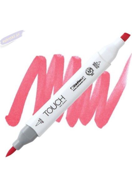 Touch Twın Brush Pen : Çift Taraflı Marker : R13 Scarlet