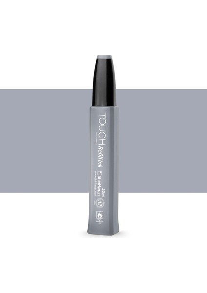 Touch Twin Marker Refill Ink: Dolum Mürekkebi : 20ML : Cg4 Cool Grey