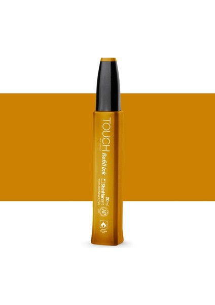 Touch Twin Marker Refill Ink: Dolum Mürekkebi : 20ML : BR101 Yellow Ochre