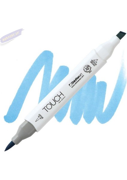 Touch Twın Brush Pen : Çift Taraflı Marker : PB271 Light Blue