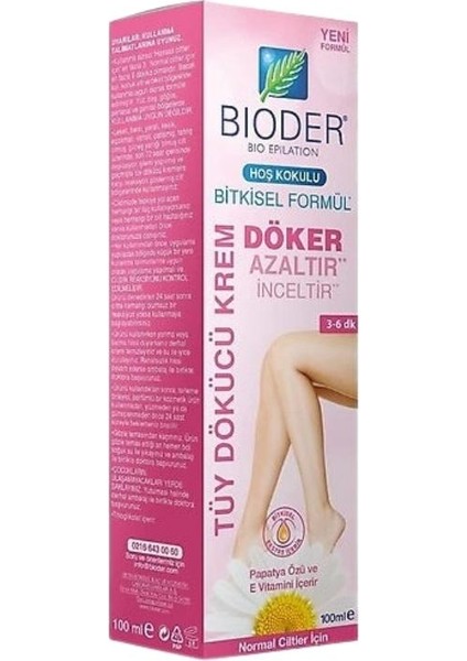 Tüy Dökücü Krem 100 ml x 3 Adet