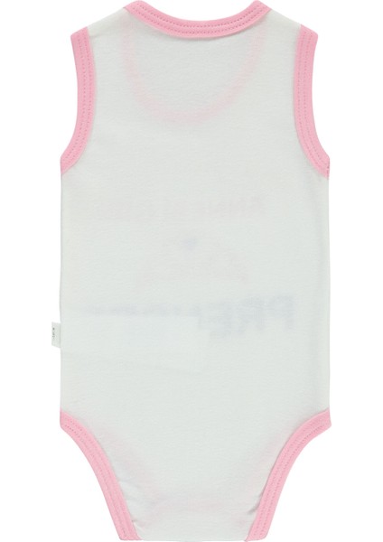 Civil Baby Kız Bebek Çıtçıtlı Badi 1-18 Ay Pembe