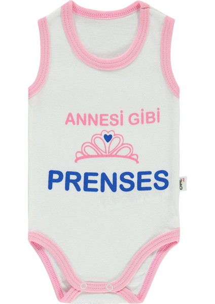 Kız Bebek Çıtçıtlı Badi 1-18 Ay Pembe