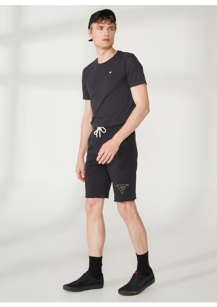 Siyah Erkek Sweat Şort FM23S02EFBLACK fiyatları