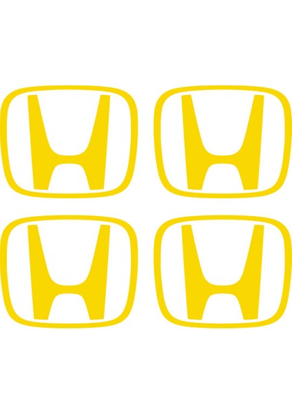 Honda S2000 Pilot Crz Oem Için Jant Logosu Sticker Set Logo :2.5 Inch 6.34 cm / Jant Kapak Çapı: 3 Inch fiyatları