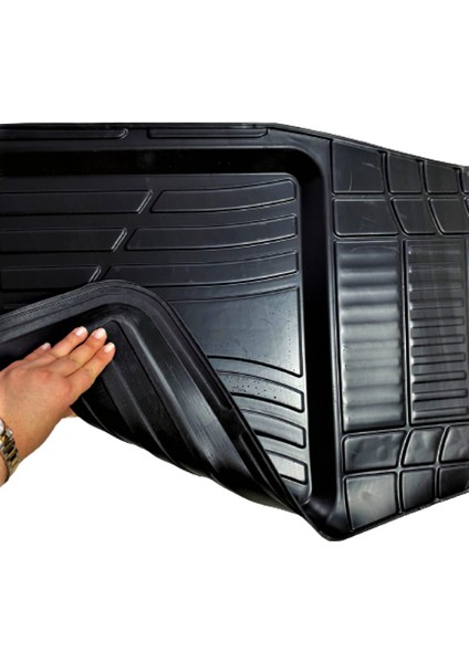 Ford Focus Hatchback 2005-2010 3D Arwen Kauçuk Siyah Oto Paspas
