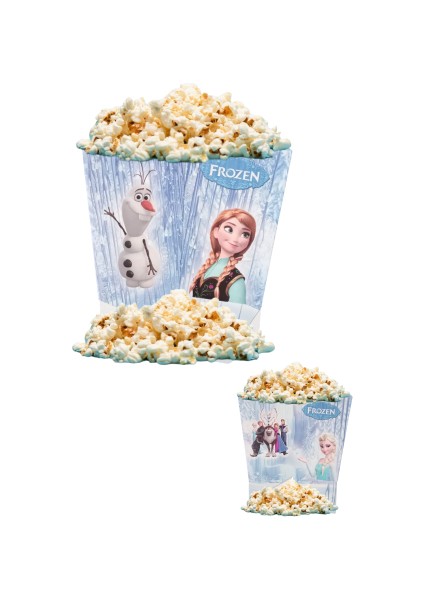 Frozen Elsa Karlar Ülkesi Mısır Kutusu Parti Kutlama & FrozenTemalı Doğum Günü Popcorn Kutusu 8'li