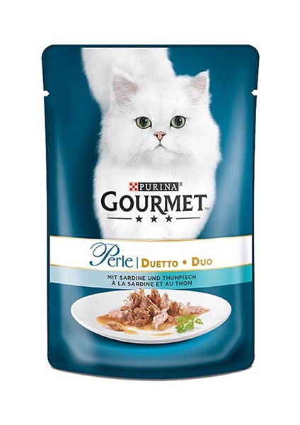 Gourmet Perle Izgara Ton Balık Yetişkin Kedi Pouch 26X85 gr