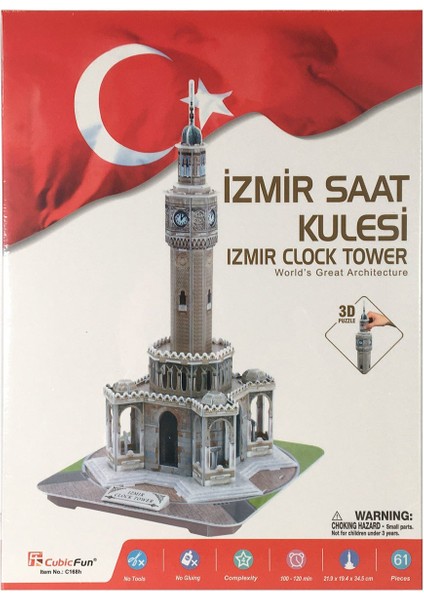 Cubicfun 3D Puzzle Izmir Saat Kulesi