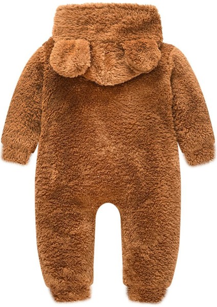 Kahverengi Erkek Kız Bebek ve Çocuk Pofuduk Tulum fiyatları