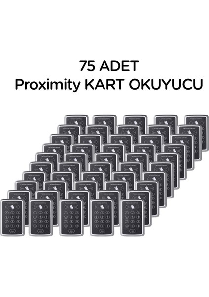 75 Adet Sarkey SR-204 Stand-Alone Proxmty Kart Okuyucu (125 Khz)