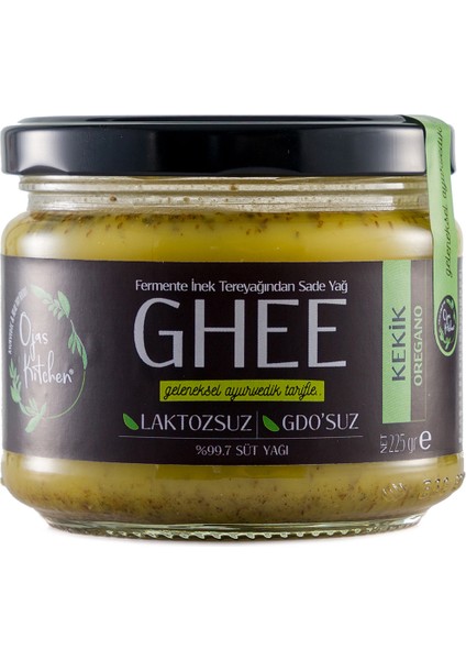 Kekikli Ghee (Sade Yağ) 225 gr