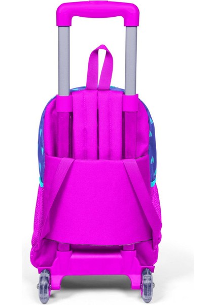 Kids Lavanta Pembe Kalp Desenli Çekçekli 3’lü Okul Çanta Seti SET0123906 indirimleri
