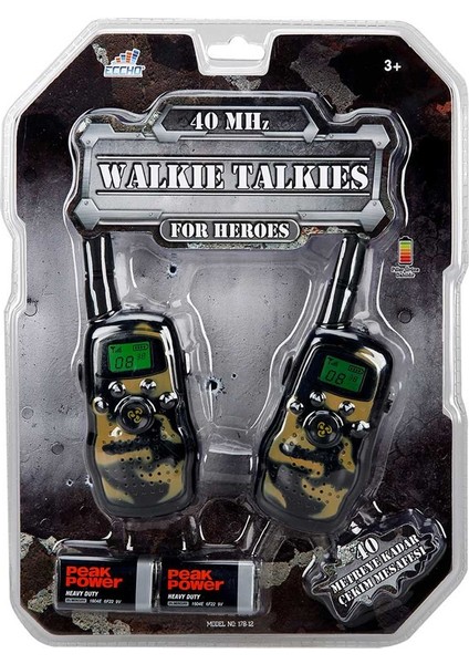 0378 Walkie Talkie Askeri Telsiz Seti