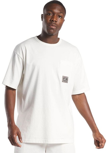 Bb Bball Hw Ss Pock Bej Erkek Kısa Kol T-Shirt