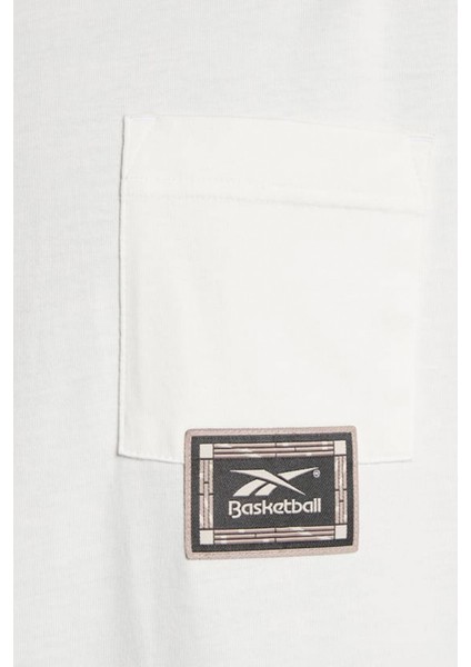 Bb Bball Hw Ss Pock Bej Erkek Kısa Kol T-Shirt