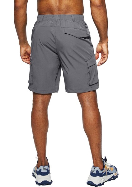 Erkek Kamp Yürüyüş Seyahat Hızlı Kuruma Çok Cepli Outdoor Şort modelleri