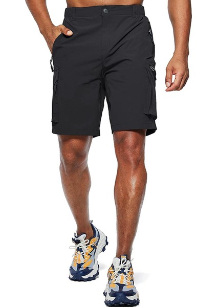 Erkek Kamp Yürüyüş Seyahat Hızlı Kuruma Çok Cepli Outdoor Şort fiyatları