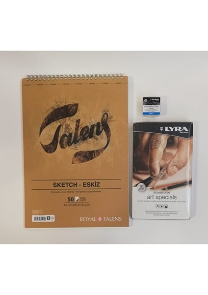 Sketch Defter & Lyra Rembrandt Art Specıals Kalem Seti