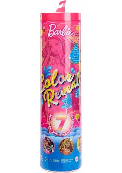 HJX49 Barbie Cutie Reveal - Renk Değiştiren Sürpriz Barbie Meyve Deseni Elbiseli fiyatları