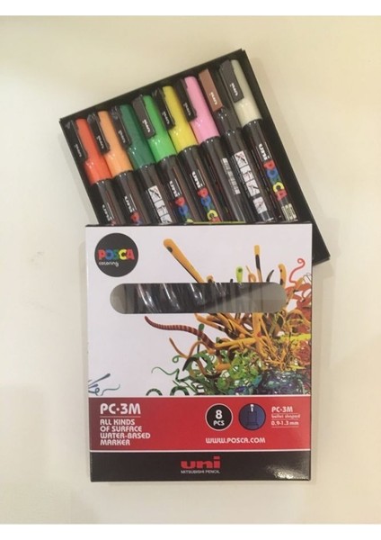Posca Pc-3m 8'li Set-Toprak Renkler
