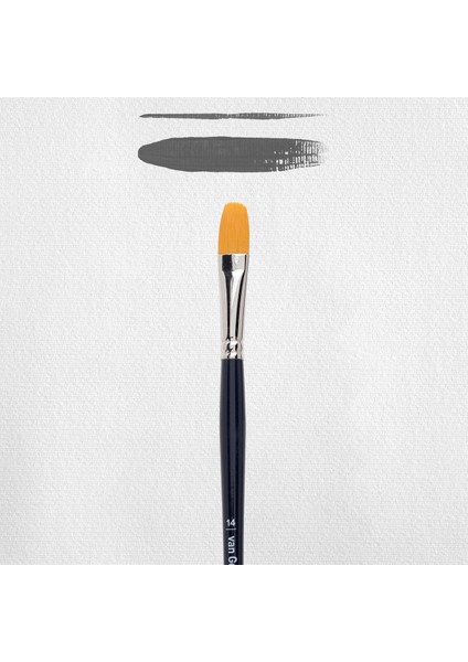 296 Serisi Sentetik Kedi Dili Yağlı/akrilik Boya Fırçası No: 14