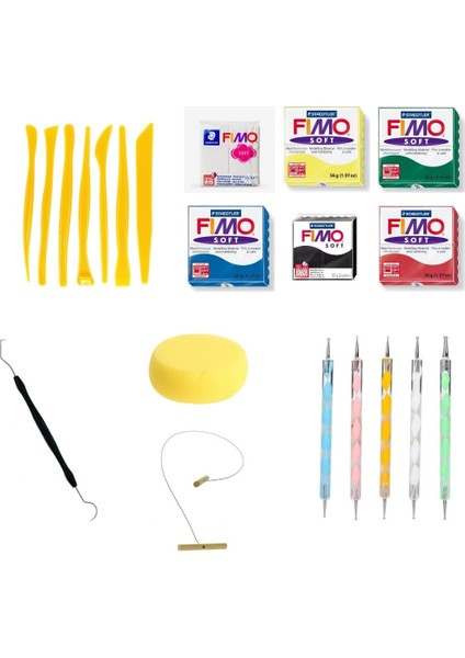 Fimo Soft Polimer Kil 6'lı Profesyonel Set