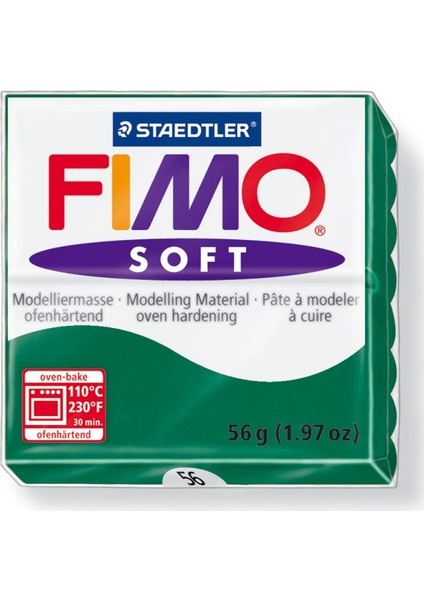 Fimo Soft Polimer Kil 57GR 56 Emerald Green