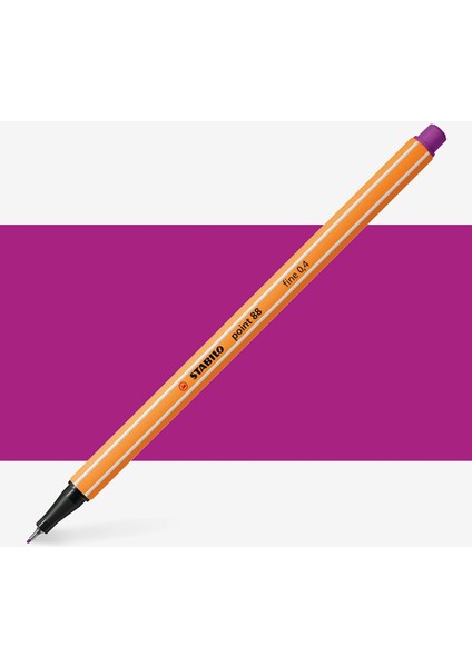 Point 88 Fineliner Pen 0.4mm Ince Keçe Uçlu Kalem Lila
