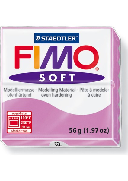 Fimo Soft Polimer Kil 57GR 62 Lavender