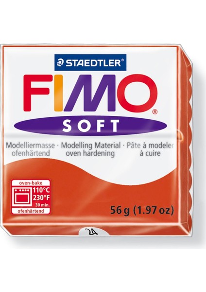 Fimo Soft Polimer Kil 57GR 24 Indian Red