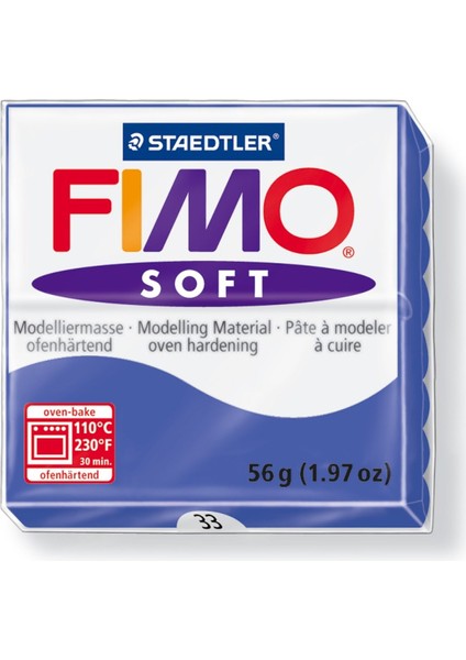 Fimo Soft Polimer Kil 57GR 33 Briliant Blue