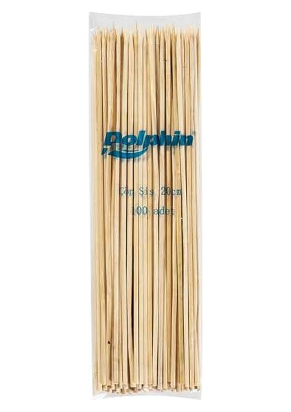 Arttone Ahşap Şiş 100LÜ 20CM