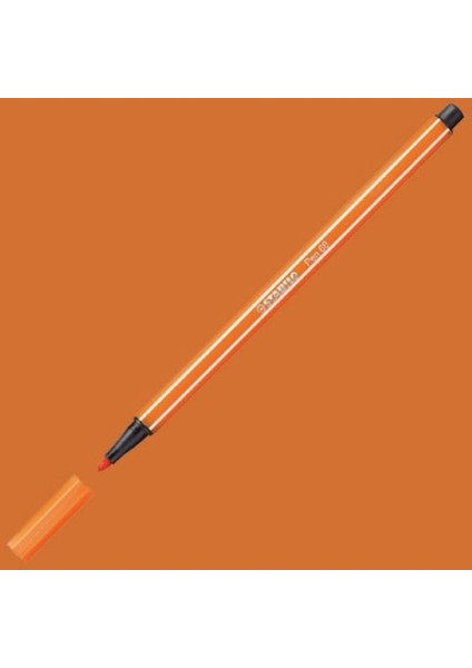 Pen 68 Keçe Uçlu Boya Kalemi Turuncu