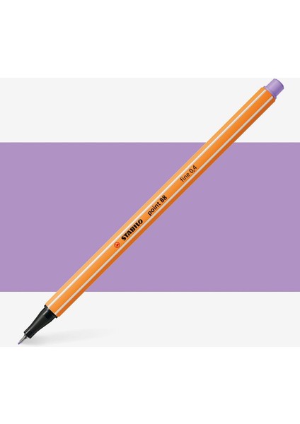 Point 88 Fineliner Pen 0.4mm Ince Keçe Uçlu Kalem Açık Lila