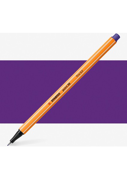 Point 88 Fineliner Pen 0.4mm Ince Keçe Uçlu Kalem Mor