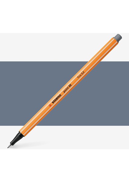Point 88 Fineliner Pen 0.4mm Ince Keçe Uçlu Kalem Koyu Gri