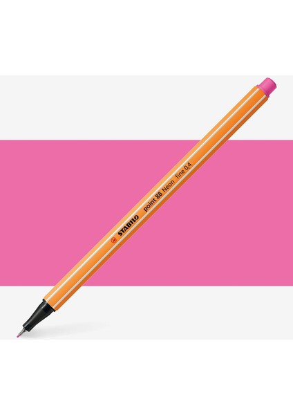 Point 88 Fineliner Pen 0.4mm Ince Keçe Uçlu Kalem Pembe