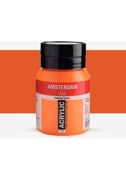 Amsterdam Akrilik Boya 500ML Azo Orange 276