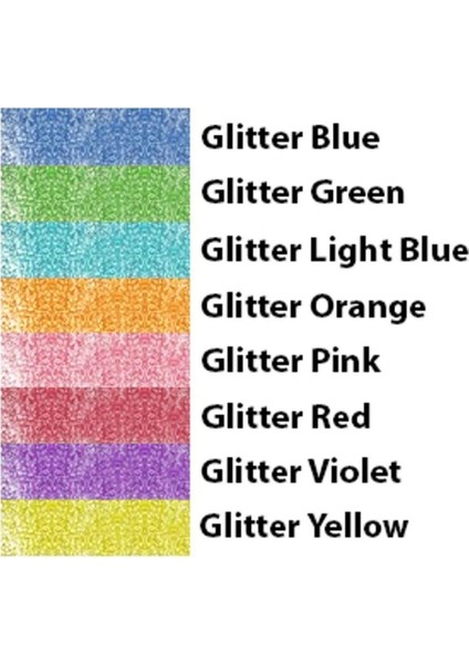 Posca Marker Kalemi Pc-3m (0.9-1.3mm) Glitter Colours Simli Renkler 8'li Set
