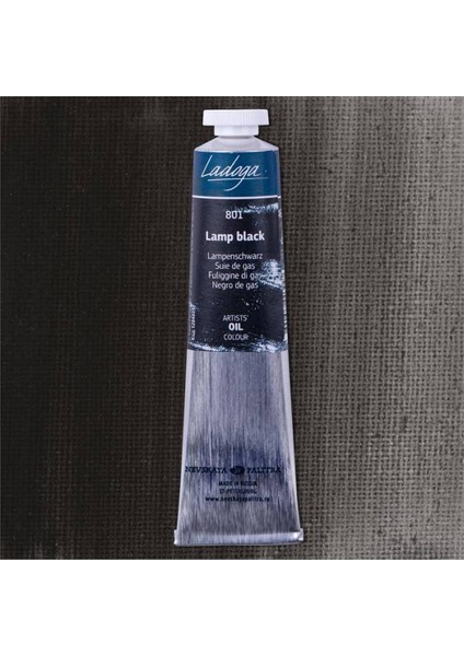 Ladoga Yağlı Boya 46ML Lamp Black 801